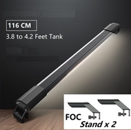 Jiyin Aquarium 8 - 146CM 86CM 1 2 3 4 5 feet LED Light Premium Quality Titanium Alloy Waterproof Day