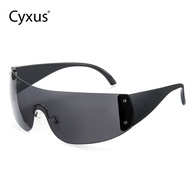 Cyxus Y2K Pilot Sunshade Sunglasses Female Large Frame Uv400 Non-Polarized Sunglasses 1093
