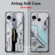 For Sharp Aquos R10 Crystal Case For Sharp Aquos R9 Pro R8 HD Painted AirBag Protect Matte Back Shel