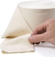 Comfort Elastic Tubular Support Bandage Size : (F) 10 cm x 5 mtr - for Large Knee Support Bandage -Medium to Large Thigh Natural Color.