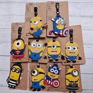 minions 小黃人 旅行用品 行李箱 掛牌 卡通 行李牌 公仔 小小兵 掛件 掛飾 吊飾 裝飾