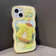 For Huawei Y9S P30 Lite Mate 30 20 Pro Y9 Prime 2019 Nova 3i 5T Y90 4E P20 P30 Pro Honor 20 9X Pro Honor20 Cartoon Purin Case With Phone Holder