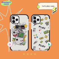 LETS PLAY GAME THICK IMD BUMPER CASE FOR IPHONE 14 PLUS TO IPHONE 6/7/8