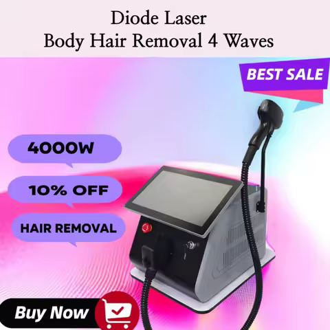 Professional Hair-Remove Ice Platinum 4 Wavelength 808 Diode Laser Hair Removal Machine 808 Removal 