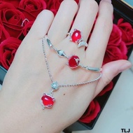 Bộ trang sức hồ ly may mắn tình duyên đủ màu phong thủy-JQN gian hàng chính hãng cam kết Bạc chuẩn C