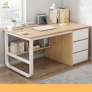 YQ Study table With Drawer Household Computer table Student Economic Desk Bedroom Desk Office Desk