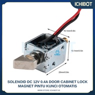 Solenoid DC 12V 0.4A Door Cabinet Lock Magnet Automatic Door Lock