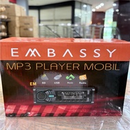 EMBASSY single din USB Bluetooth Tape