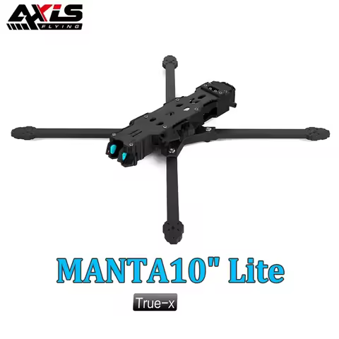 Axisflying MANTA10" Lite 10inch FPV Freestyle Drone Ture X Frame Kit 402mm Wheelbase T700 Carbon Com