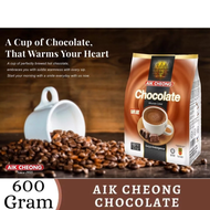 เครื่องดื่ม ช็อคโกแลต Aik Cheong Hot Chocolate 600g บรรจุ 15 ซองเครื่องดื่มช็อคโกแลต Aik chong chocolate drink Halal #ช็อคโกแลต3อิน1 พร้อมชงเครื่องดื่ม ช็อคโกแลต Aik Cheong Hot Chocolate 600g บรรจุ 15 ซอง