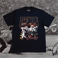 Deion Sanders Tshirt Heavyweight Cotton Combed 16s Vintage MLB Bootleg T-shirt
