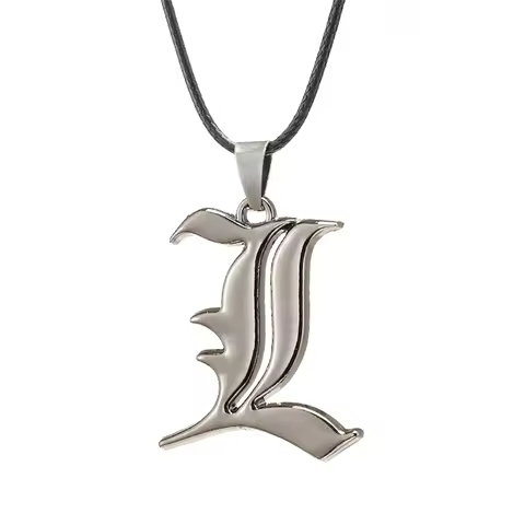 New Anime Death Note Necklace Rope Leather Choker Fashion Black Note Book Model Pendant Necklace for