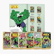 6 24K Plated Comic Book Covers Ingot Collection Featuring The Incredible Hulk in Dazzling Colors, 2.