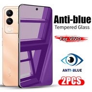2PCS Anti-Bluelight Glass For VIVO S1 Pro V15 V20 V21e V23e V25e V27e V29e V40 Lite 4G 5G