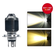 Bright Lens Motorcycle Headlight Bulb 10000LM 12V with H4 BA20D Socket  Mentol Lampu Depan Motosikal