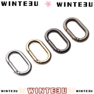 WINTE3U 1/2/4/5pcs Spring Oval Rings Zinc Alloy Plated Tools High quality Handbags Clips
