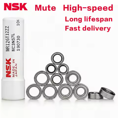 Original Japan NSK bearing MR62ZZ MR63ZZ MR74ZZ MR85ZZ MR95ZZ MR84ZZ MR104ZZ MR106ZZ MR126ZZ MR128ZZ