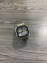 CASIO 地圖錶 不銹鋼錶帶 AE-1200WHD-1A