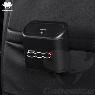 Car Trash Can Interior Organizer Storage Box Auto Storage Bin Accessories for Fiat 500 500C 500L 500