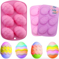 Easter Egg Bunny Silicone theme Mould Fondant Chocolate Cake Crafting Jelly Bakeware Tool TJC