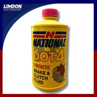 NATIONAL: NB-500 BRAKE FLUID  DOT-4   500ML