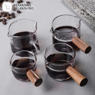 Heat Resistant Espresso Shot Measuring Cup / Espresso Shot Glass Handle / Latte Art Measuring Cup / 