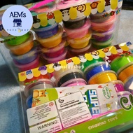 Super Light Modeling Clay Set – 24 Colors Small Cups – Kids DIY Clay Toy