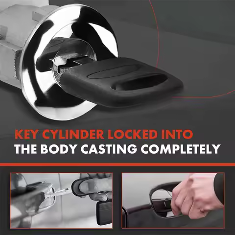 F2UZ1522050A Door Lock Cylinder & Keys Set for Ford F-150 F-250 F-350 Super Duty Explorer Ranger E-1
