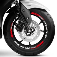 1 set Honda click 160 150i mags decals click 125i v3 rim sticker for motorcycle