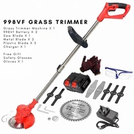 Clearance Sale 988Vf Mesin Rumput Bateri Electric Grass Cutter Cordless Grass Trimmer