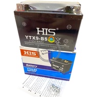 YTX9A-BS BATTERY GEL MAINTENANCE FREE NINJA250 VTS200 MODENAS ELEGAN-150 ELEGAN-200 KTM CBR250