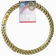 Fish Tape ฟิตเทป ลวดร้อยสายไฟในท่อ ลวดร้อยท่อดึงสายไฟ King Eagle  7.0 mm. สีดำ-เหลือง King eagle พร้