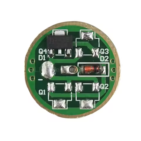 Nanjg 111 17mm 3V-4.5V 1/ 2/ 3/ 4x AMC7135 350mA/ 700mA/ 1050mA/1400mA 1-Mode LED Flashlight DIY Dri