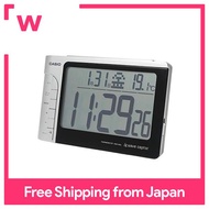 CASIO Alarm Clock Radio Wave Silver Digital Temperature Calendar Display DQD-240J-8JF Black