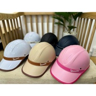 Vespa helmet with high quality sports leather belt for both men and women pvt
