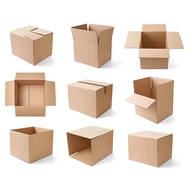 Set of 10 carton boxes, packing code paper boxes, cheap packing carton boxes