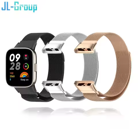 Metal Band For Xiaomi Redmi Watch 3 Strap Magnetie Bracelet Milanese Redmi Watch3 Watchbands Replace