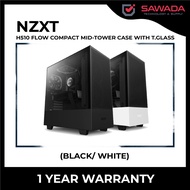 NZXT H510 FLOW Compact Mid-Tower Case with Tempered Glass