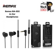 Original Remax Rm-502 Super Bass High Quality Wired Stereo Earphones with Mic Remax RM 502
