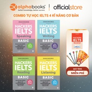 Book - Hackers Ielts Basic Combo (Set of 4) - IELTS Book Set for Beginners