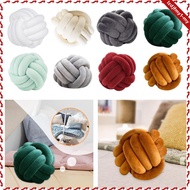 [leipupa] Round Knot Ball Pillow Pillow Throw Pillow Knot Ball Pillows Hand Woven for Living Room Ch