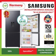 SAVE 4.0 (FREE INSTALL KLANG VALLEY) SAMSUNG RB50DG632EB1ME 2 Doors Bottom Freezer Refrigerator 505L