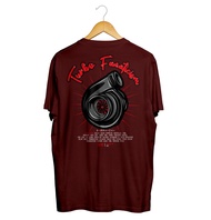 Infinide T-Shirt Original FANATIC TURBO Kaos Gunung Distro Adventure Outdoor Cotton Combed 24s Premi