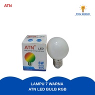 7 color light atn led bulb RGB