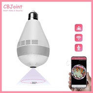 CBJoint CCTV Wireless Camera CCTV Wifi E27 Led Light 5MP Bulb Camera 360 Camera V380 pro Cctv Lampu