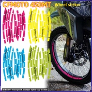 For CFMOTO 450MT Motorcycle Mags Sticker Rim Decals Waterproof Durable Vinyl Wheel Hub Stickers Modi