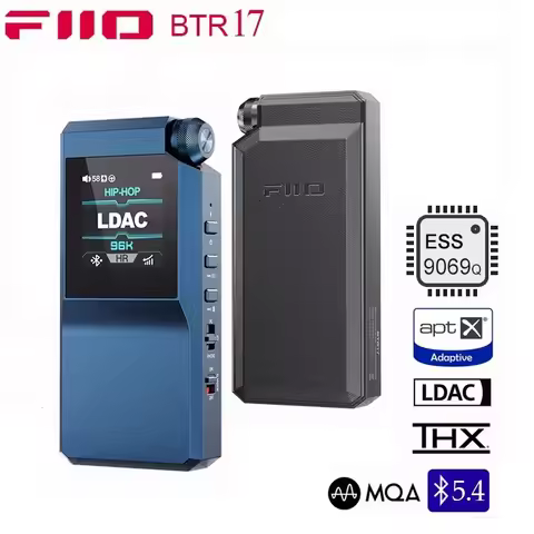 FiiO BTR17 Portable Bluetooth Decoding Earphone Power Amplifier HiFi Custom AAC/SBC/aptX/aptXAdaptiv