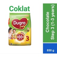 (39% off)+ freegift - CHOC Dumex Dugro 3 step3 chocolate coklat 850g
