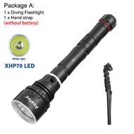 Asafee 3000LM DA33 ultra bright P70 LED diving flashlight scuba fishing underwater 80M using 18650/2