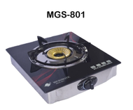 MICROMATIC MGS-801 Single Burner Glass Top Gas Stove Single（with 1 year warranty）